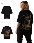 G West Womens Oversized Gratitude Reaper Tee