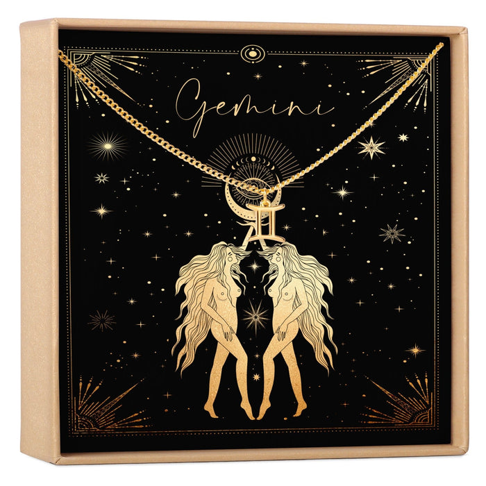 Gemini Zodiac Deity Necklace