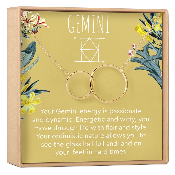 Gemini Zodiac Gift Necklace