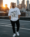 G West Ghostly Grooves Oversized T-Shirt Mens