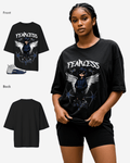 G West Girl Character Cool Oversized Women's T-Shirt