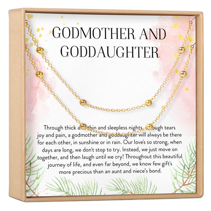 Godmother-Goddaughter Dot  Bracelet Set