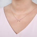 Graduation Double Intersecting Arrows Necklace
