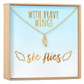 Graduation Wing Necklace