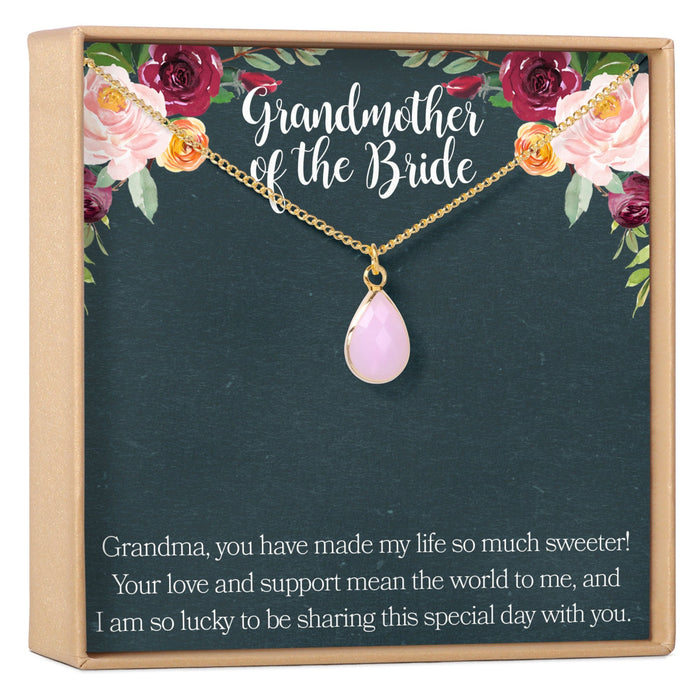 Grandmother of the Bride Necklace