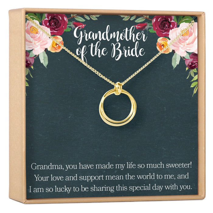 Grandmother of the Bride Necklace, Multiple Styles