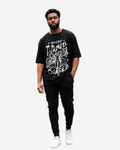 G West Grateful & Clues Chased Oversized T-Shirt Mens