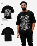 G West Grateful & Clues Chased Oversized T-Shirt Mens