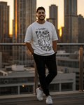 G West Grateful & Clues Chased Oversized T-Shirt Mens