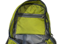 Green polyester backpack