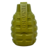 USA-K9 Grenade Shaped eDispenser Durable Dog Chew Toy & Treat Dispenser - Army Green