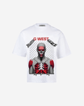 G WEST red eyed rage OVERSIZED T-Shirt Mens