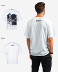 G WEST T-Shirt Flaming Fate Oversized Mens