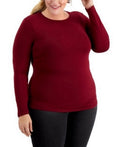 Aveto Juniors Plus Aveto Long Sleeve Crew Neck Tee