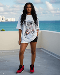 G West Halloween Party Oversized Women's T-Shirt