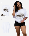 G West Horrible Society Oversized Women's T-Shirt