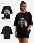 G West Horror Rearview Oversized Women's T-Shirt