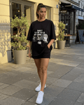 G West Horror Rearview Oversized Women's T-Shirt