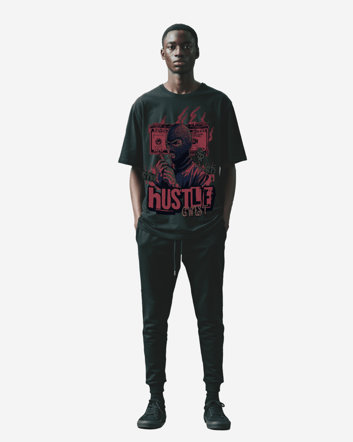 G West Hustle Syndicate Oversized T-Shirt Mens