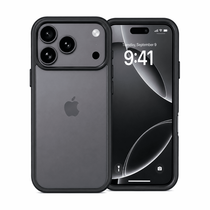 iPhone 17 Pro Case Shockproof Slim Protective Cover Black