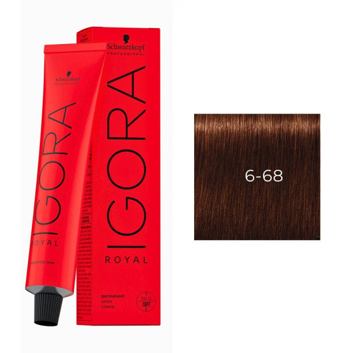 Schwarzkopf Igora Royal Colorist's Color Creme Tube 6-68 Dark 
Auburn Blonde