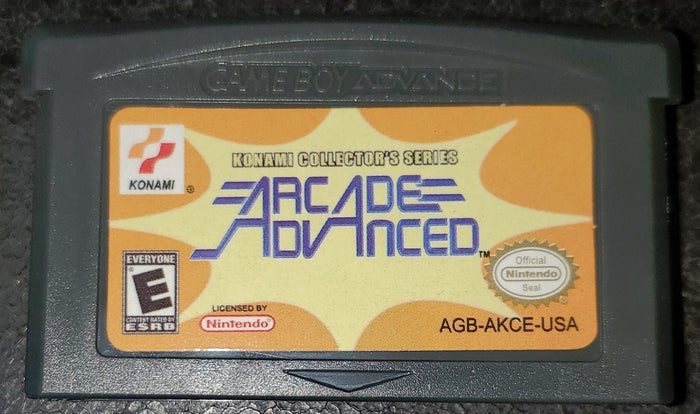Konami Collector's Series Arcade Advanced GBA Video Game Boy Advance