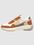 G West Mens Running Shoes - Gwm20004 Brown | White