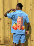 G West Mens Oversize Atlanta Peach Tee