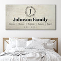 Personalized Rustic Family Sign