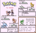 Pokemon Chari Version GBC Video Game Gameboy Color ROM Hack