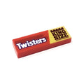 Twisters Candy (King Size) - Custom Printed 1x3 Tile made using LEGO part - B3 Customs