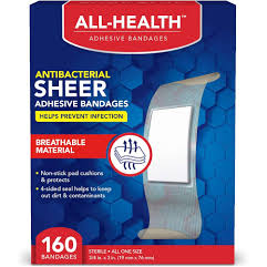 LDR® Sheer Adhesive Bandages - 3/4" X 3" (100 count)