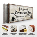 Speakeasy Your Booze Our Couch Bar Sign