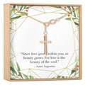 Infinity Cross Necklace