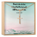 Infinity Cross Necklace