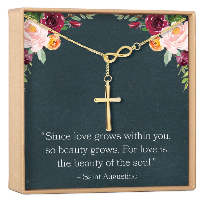 Infinity Cross Necklace