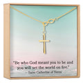 Infinity Cross Necklace
