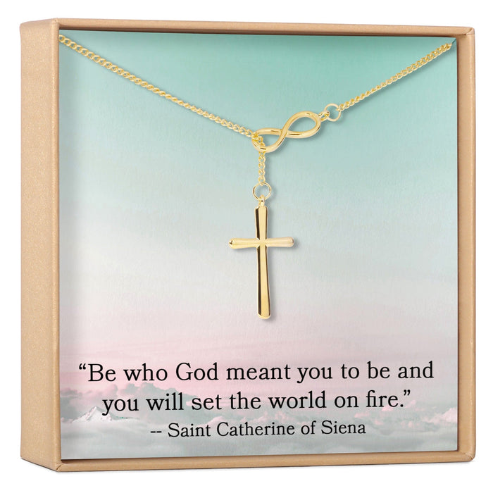 Infinity Cross Necklace