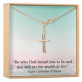 Infinity Cross Necklace