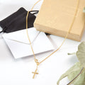 Infinity Cross Necklace