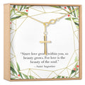 Infinity Cross Necklace