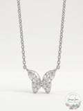 Giani Bernini Cubic Zirconia Butterfly 18 Pendant Necklace in Sterling Silver