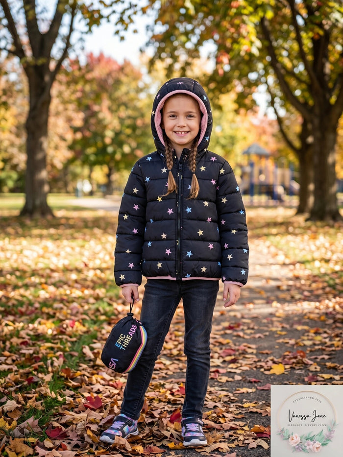 Epic Threads Little Kids Water-Resistant Packable Pals Jacket