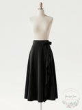 Calvin Klein Ruffled Faux-Wrap Skirt