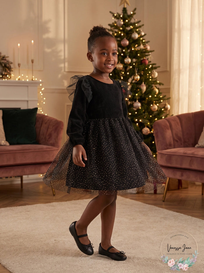 H&M Chenille and Tulle Dress, Size 7–8