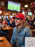Chicago Windy City Red 3D Embroidered Baseball Cap, Hat