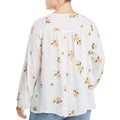 Single Thread Womens Floral Print Long Sleeve Blouse