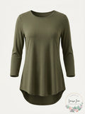 JM Collection Petite Scoop-Neck Top, Size PS