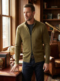 International Concepts Mens Zip-Front Cardigan