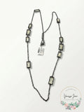 Alfani Crystal Station Necklace, 42 + 2 Extender